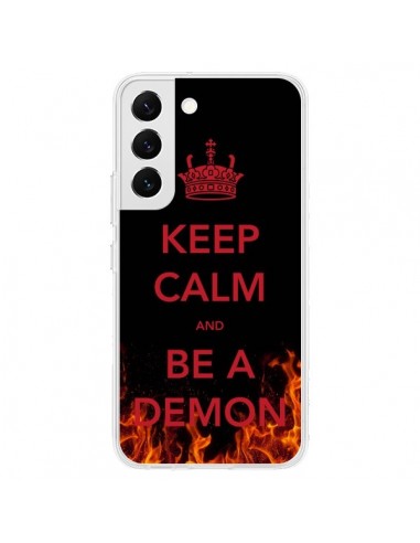Coque Samsung Galaxy S22 5G Keep Calm and Be A Demon - Nico