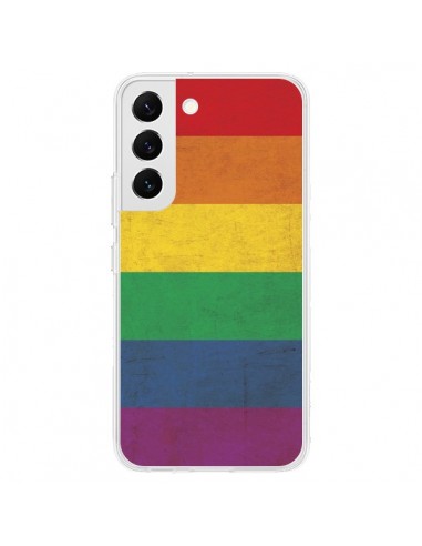 Coque Samsung Galaxy S22 5G Drapeau Arc En Ciel Gay - Nico