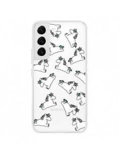 Coque Samsung Galaxy S22 5G Licorne Crinière Transparente...