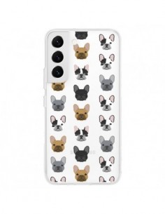 Coque Samsung Galaxy S22 5G Chiens Bulldog Français...