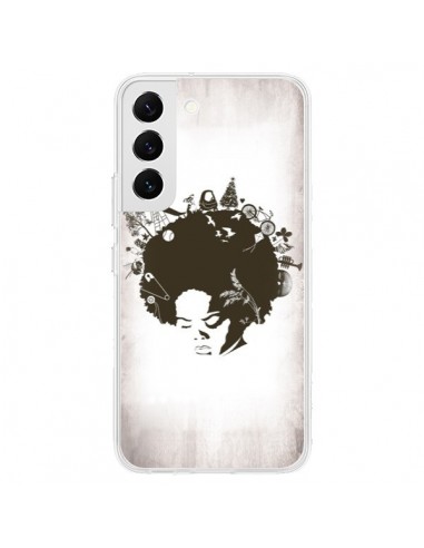 Coque Samsung Galaxy S22 5G Childhood Garden Afro - Rachel Caldwell