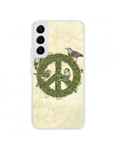 Coque Samsung Galaxy S22 5G Peace And Love Nature Oiseaux - Rachel Caldwell