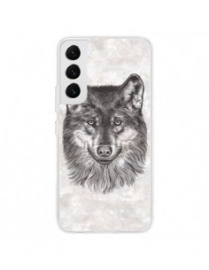 Coque Samsung Galaxy S22 5G Loup Gris - Rachel Caldwell