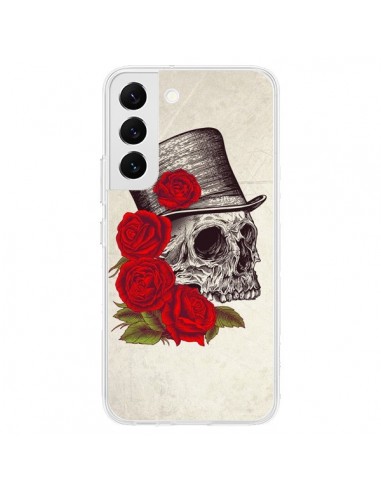 Coque Samsung Galaxy S22 5G Gentleman Crane Tête de Mort - Rachel Caldwell