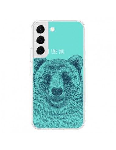 Coque Samsung Galaxy S22 5G Bear Ours I like You - Rachel Caldwell