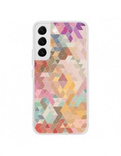 Coque Samsung Galaxy S22 5G Azteque Pattern Triangles -...
