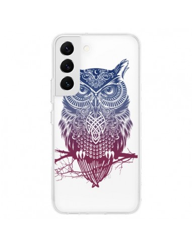 Coque Samsung Galaxy S22 5G Hibou Chouette Owl Transparente - Rachel Caldwell