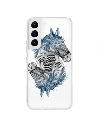 Coque Samsung Galaxy S22 5G Cheval Horse Double Transparente - Rachel Caldwell
