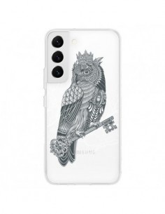 Coque Samsung Galaxy S22 5G Owl King Chouette Hibou Roi...
