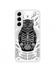 Coque Samsung Galaxy S22 5G Owl Chouette Hibou Squelette...