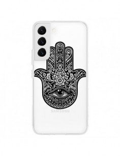 Coque Samsung Galaxy S22 5G Hamsa Cinq Doigts Main...