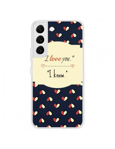 Coque Samsung Galaxy S22 5G I love you - R Delean