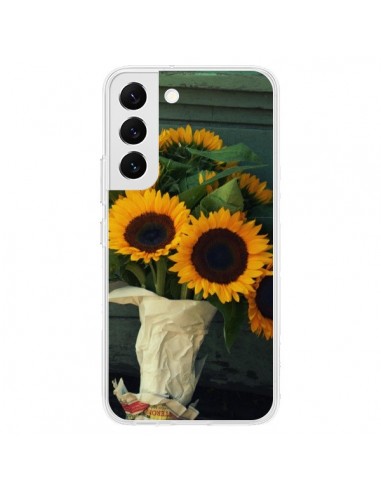 Coque Samsung Galaxy S22 5G Tournesol Bouquet Fleur - R Delean