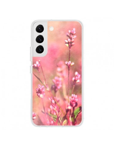 Coque Samsung Galaxy S22 5G Fleurs Bourgeons Roses - R Delean