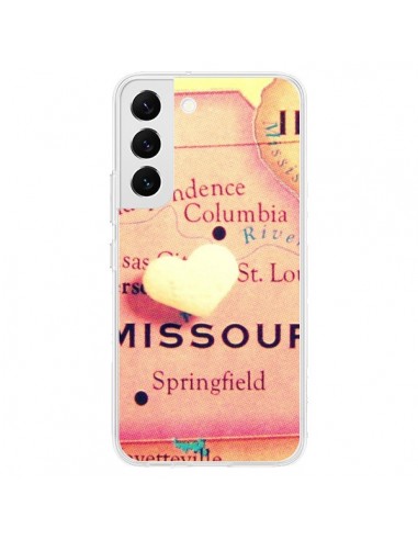 Coque Samsung Galaxy S22 5G Carte Map Missouri Coeoeur - R Delean