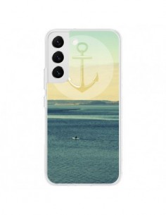 Coque Samsung Galaxy S22 5G Ancre Navire Bateau Summer...