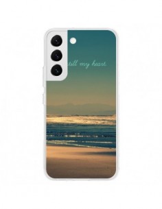 Coque Samsung Galaxy S22 5G Be still my heart Mer Sable...