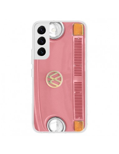 Coque Samsung Galaxy S22 5G Groovy Van Hippie VW Rose - R Delean