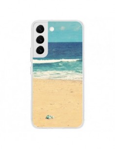 Coque Samsung Galaxy S22 5G Mer Ocean Sable Plage Paysage...