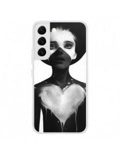 Coque Samsung Galaxy S22 5G Fille Coeur Hold On - Ruben...