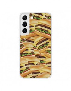 Coque Samsung Galaxy S22 5G Burger Hamburger Cheeseburger...