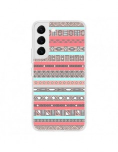 Coque Samsung Galaxy S22 5G Azteque Aztec Rose Pastel -...