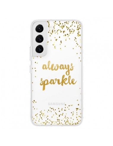 Coque Samsung Galaxy S22 5G Always Sparkle, Brille Toujours Transparente - Sylvia Cook