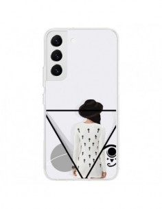 Coque Samsung Galaxy S22 5G Confusion Femme Oeil Triangle...