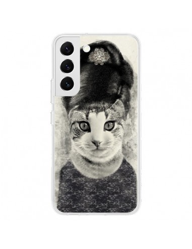 Coque Samsung Galaxy S22 5G Audrey Cat Chat - Tipsy Eyes