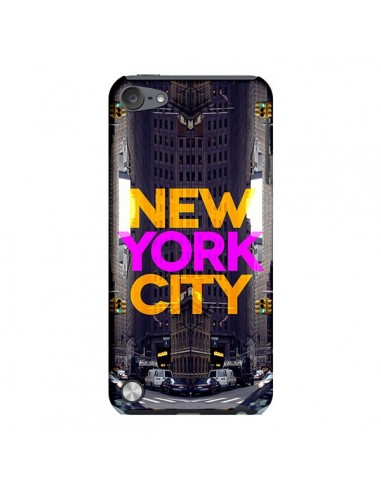 Coque New York City Orange Violet pour iPod Touch 5 - Javier Martinez