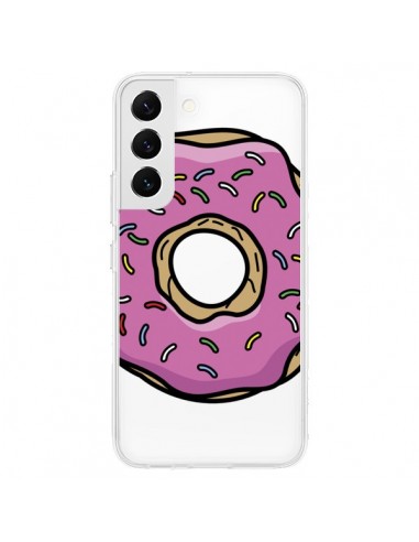 Coque Samsung Galaxy S22 5G Donuts Rose Transparente - Yohan B.