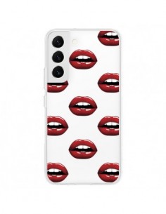 Coque Samsung Galaxy S22 5G Lèvres Rouges Lips...