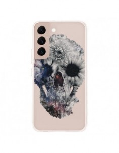 Coque Samsung Galaxy S22 Plus 5G Floral Skull Tête de...