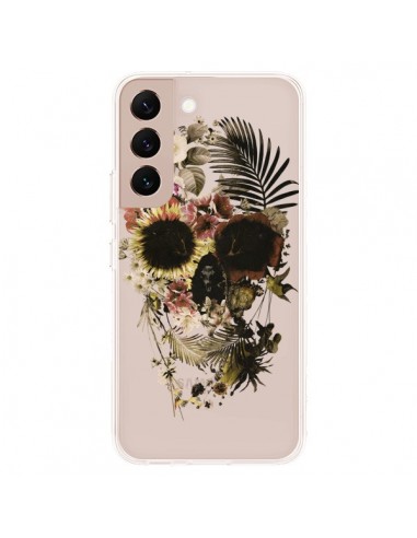 Coque Samsung Galaxy S22 Plus 5G Garden Skull Tête de Mort Transparente - Ali Gulec