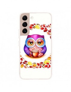 Coque Samsung Galaxy S22 Plus 5G Chouette Automne - Annya...