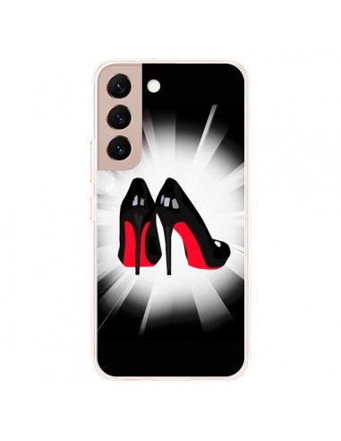 Coque Samsung Galaxy S22 Plus 5G Chaussures Semelles Rouges Red Soles Femme - Aurelie Scour