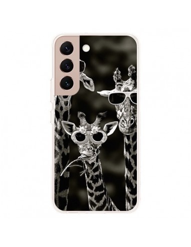 Coque Samsung Galaxy S22 Plus 5G Girafe Swag Lunettes Familiy Giraffe - Asano Yamazaki