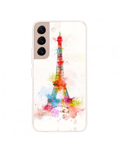 Coque Samsung Galaxy S22 Plus 5G Paris Tour Eiffel Muticolore - Asano Yamazaki