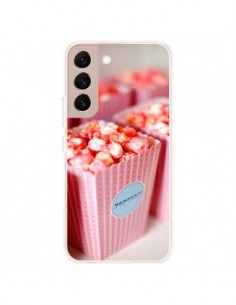 Coque Samsung Galaxy S22 Plus 5G Punk Popcorn Rose -...