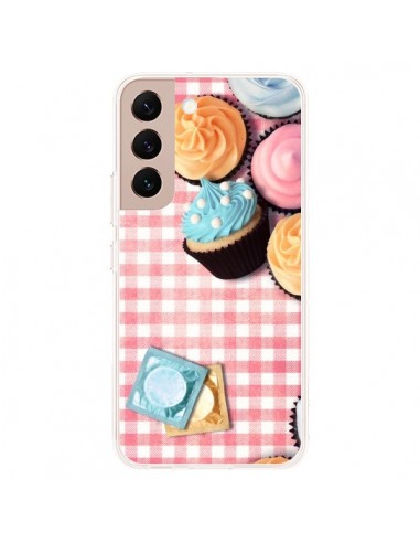 Coque Samsung Galaxy S22 Plus 5G Petit Dejeuner Cupcakes - Benoit Bargeton