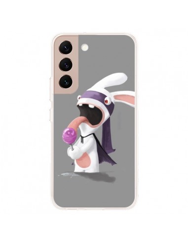 Coque Samsung Galaxy S22 Plus 5G Lapin Crétin Sucette - Bertrand Carriere