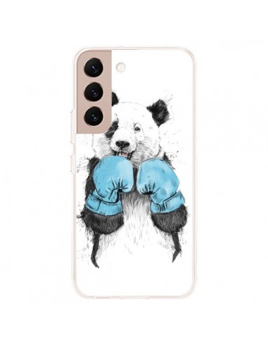 Coque Samsung Galaxy S22 Plus 5G Winner Panda Boxeur - Balazs Solti