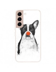 Coque Samsung Galaxy S22 Plus 5G Clown Bulldog Chien Dog...