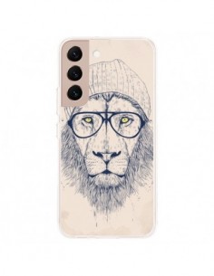 Coque Samsung Galaxy S22 Plus 5G Cool Lion Lunettes -...