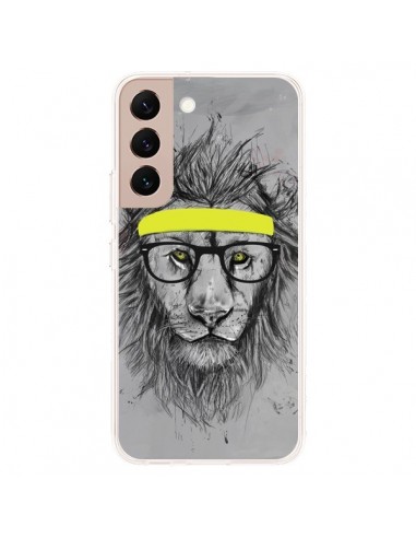 Coque Samsung Galaxy S22 Plus 5G Hipster Lion - Balazs Solti