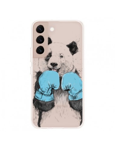 Coque Samsung Galaxy S22 Plus 5G Winner Panda Gagnant Transparente - Balazs Solti