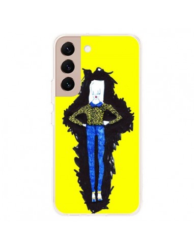 Coque Samsung Galaxy S22 Plus 5G Julie Femme Fashion Mode Jaune - Cécile