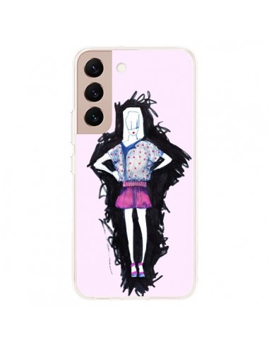 Coque Samsung Galaxy S22 Plus 5G Valentine Femme Fashion Mode Rose Clair - Cécile