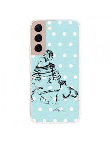 Coque Samsung Galaxy S22 Plus 5G Croquis Pois Femme Fashion Mode - Cécile