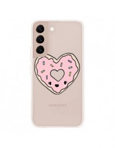Coque Samsung Galaxy S22 Plus 5G Donuts Heart Coeur Rose...